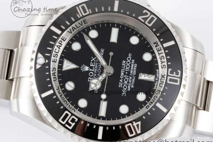 MiroTime 0505 ComfortFit Sea-Dweller 126660 No Date APF Best Edition Black Dial on SS Bracelet VR 2031